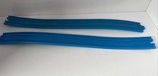 Tomy Trackmaster Thomas The Tank Engine Long Curved Blue Track Straight 17” X 2