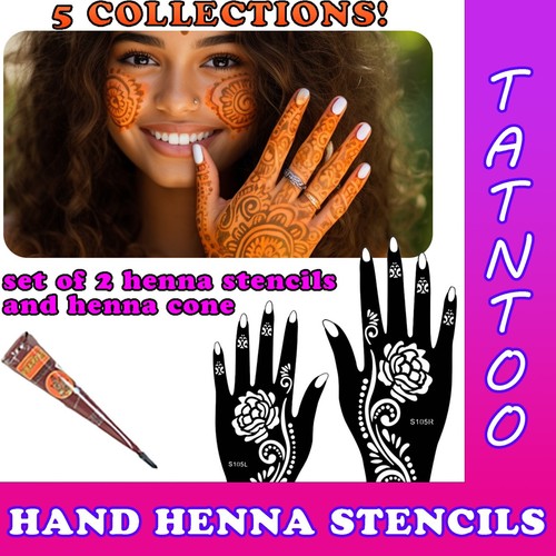 Hand mehndi henna - mehndi, stencils