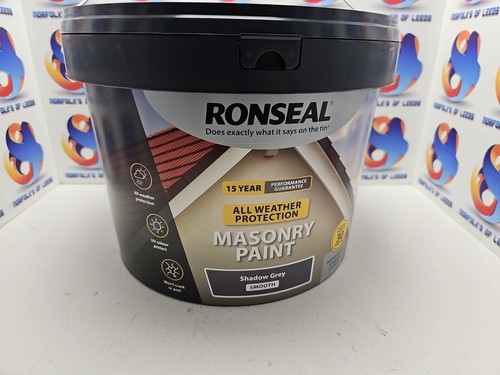 Masonry paint grey ronseal all - masonry,