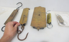 Victorian Iron & Brass Scales Scale Pan Dish Antique Weighing Old Salter x5