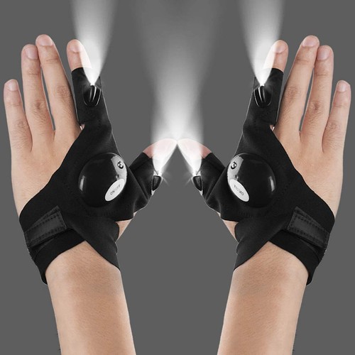 Led flashlight gloves - flashlight,