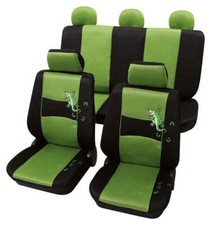 Car Seat Covers Stylish Green & Black for Volkswagen Golf V 2003-2009