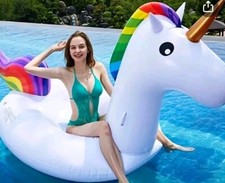 Inflatable Giant Unicorn Swimming pool Beach Float 175cm x 120cm
