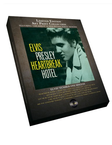 Elvis presley art print box - elvis,