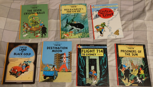 Lot tintin softcover - of,