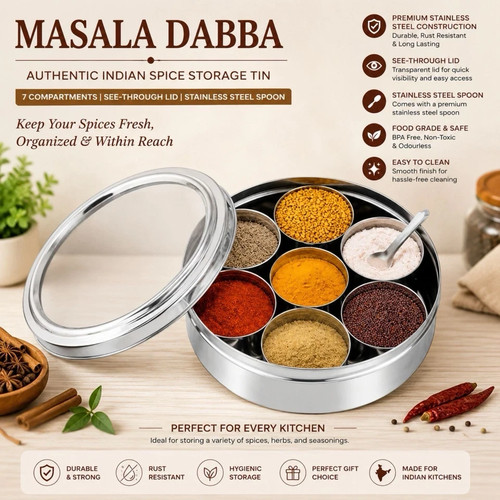 Masala dabba authentic - masala,