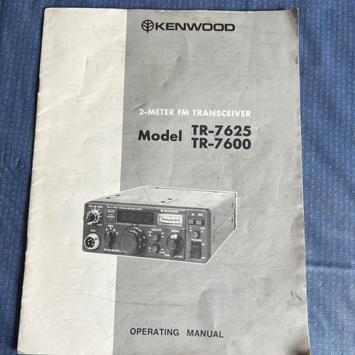 Kenwood 7600 7625 fm - kenwood, tr-7600