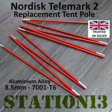 Nordisk Telemark 2 Replacement Tent Pole - Aluminium Alloy 7001-T6 - 8.5mm O/D