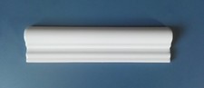 White Tile Border Dado Tile mouldings. 20x5cm