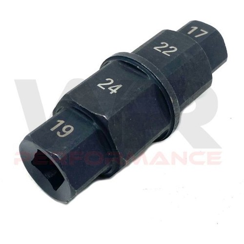 Front wheel spindle - front,