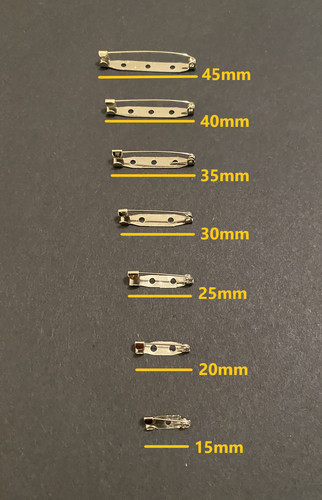 Brooch back badge pins - brooch,