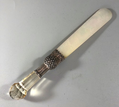 Edwardian silver citrine - edwardian, &