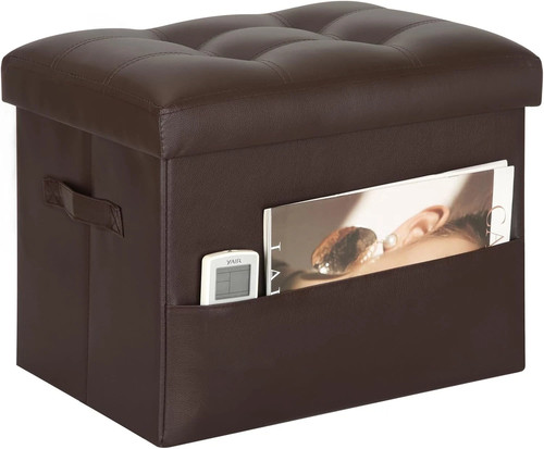 Storage ottoman foot rest - storage,