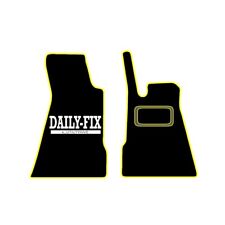 CAR FLOOR MATS FOR SMART ROADSTER 2003 TO 2005 ALL WEATHER TAILORED BLACK CARPET