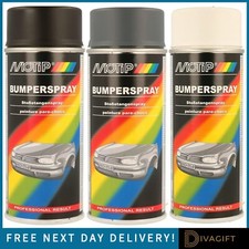 MOTIP PLASTIC BUMPER STRUCTURE SPRAY PAINT FOR CAR REPAIR FAST DRYING 400ML NEW