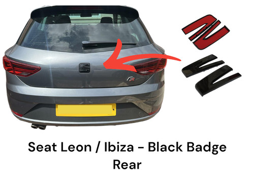 Leon ibiza rear - rear, badge
