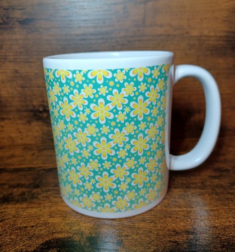 Pretty flower mug 11oz - pretty,