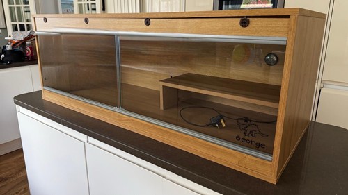 Reptile vivarium with full - reptile,