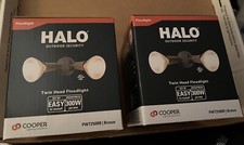 HALO PWT250BR Twin Flood Light, Bronze OUTDOOR SECURITY 300 Watt-2 Pack