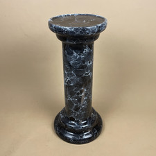 Vintage Ceramic Black Marbled