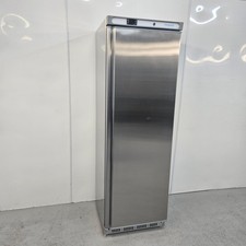 Single Fridge 400L Stainless Upright Catering Prep Chiller Polar CD082