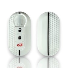 for Fiat 500 Panda Punto Bravo Stilo Lancia Flip Car Key Fob Case Cover Silicone