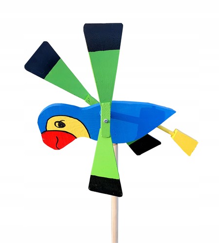 Wooden garden windmill - garden,