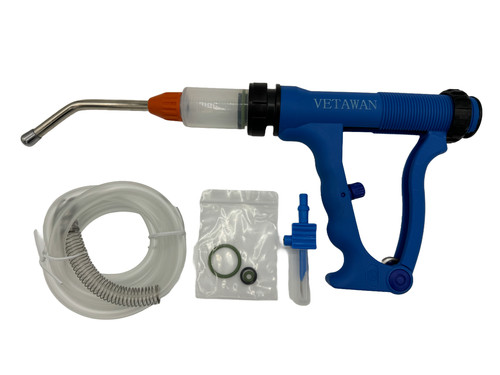 Automatic drenching gun