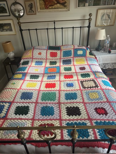 Large vintage crochet - crochet, squares