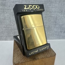 Zippo 1997 Solid Brass Petrol
