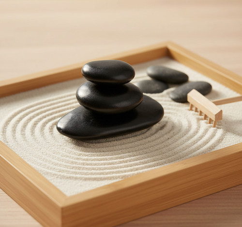 Black zen garden - zen,