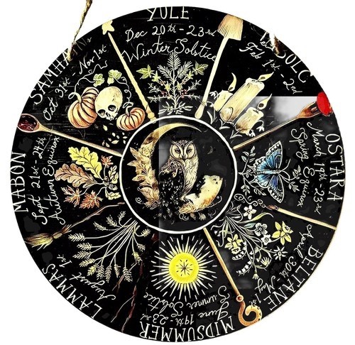 Owl bird wiccan year - bird,