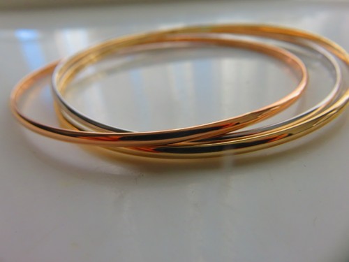 Gold russian bangle carat - russian, 9