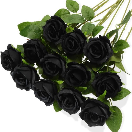 Artificial silk roses long - artificial,