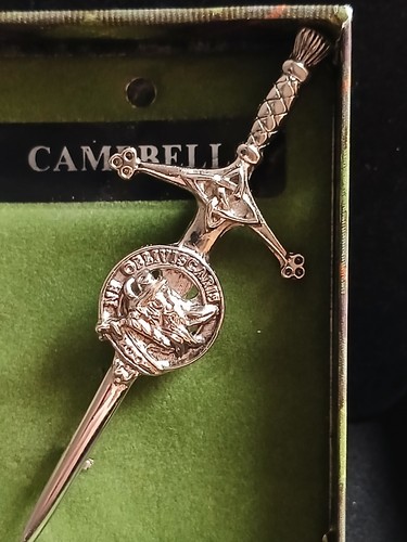 Silver scottish kilt pin - scottish,