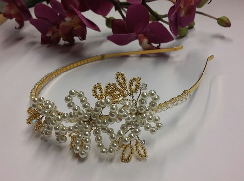 Handmade bridal flower side