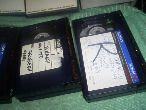 Sony betacam metal tapes 30 - sony, sp