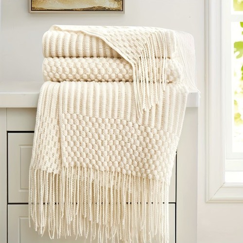 Large solid knitted - large,