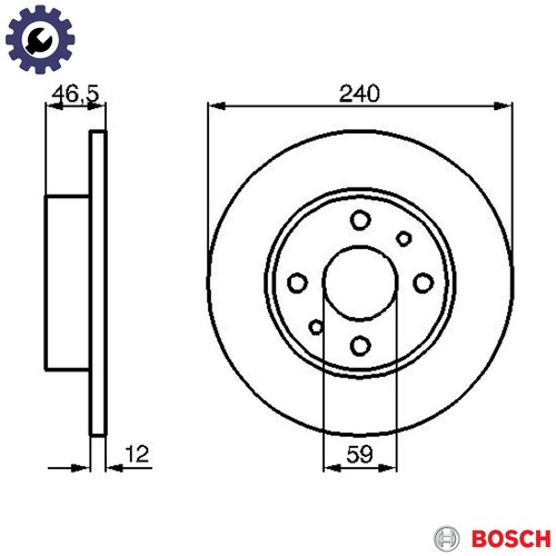Brake disc 986 - disc, 0