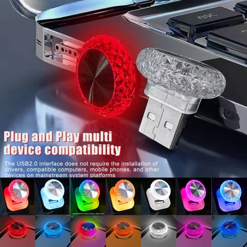 Mini lamp usb led car - 1x,