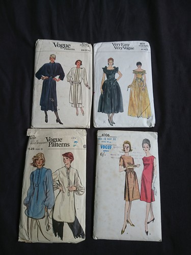 Vtg vogue sewing patterns - vogue,