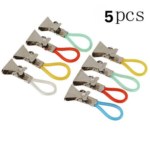 5pcs tea towel - tea, clips