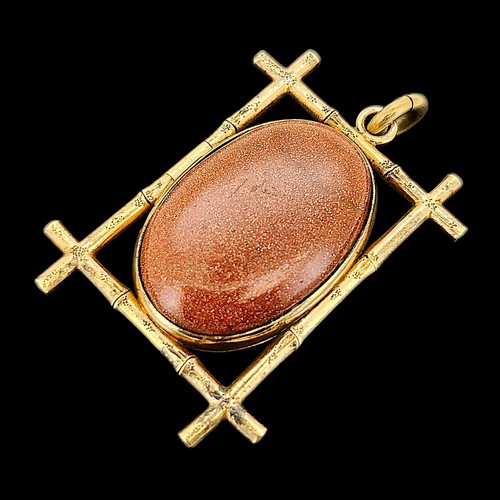 Rare large antique goldstone - rare,