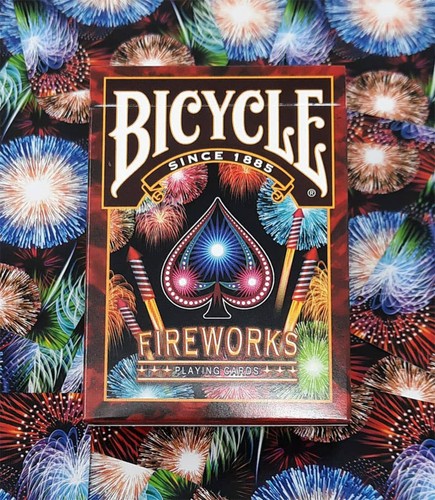 Bicycle fireworks playing - bicycle,