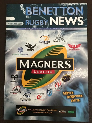 Rugby magazine benetton news - rugby,