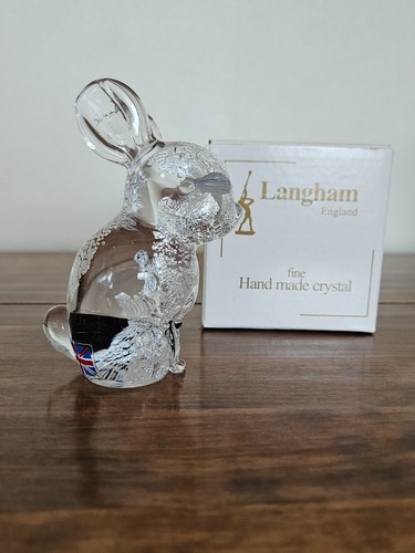 Langham glass crystal rabbit - crystal,