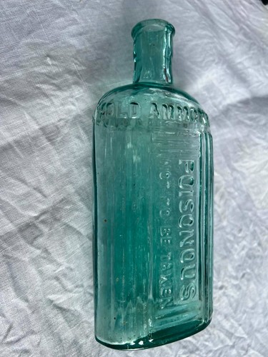 Antique poison bottle - antique,