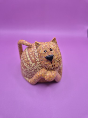Wooden cat figurine 4cm - figurine,
