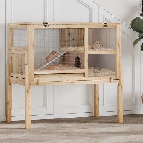 Wooden rabbit hutch guinea pig - hutch,