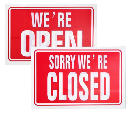 Open closed shop - we're, -shop